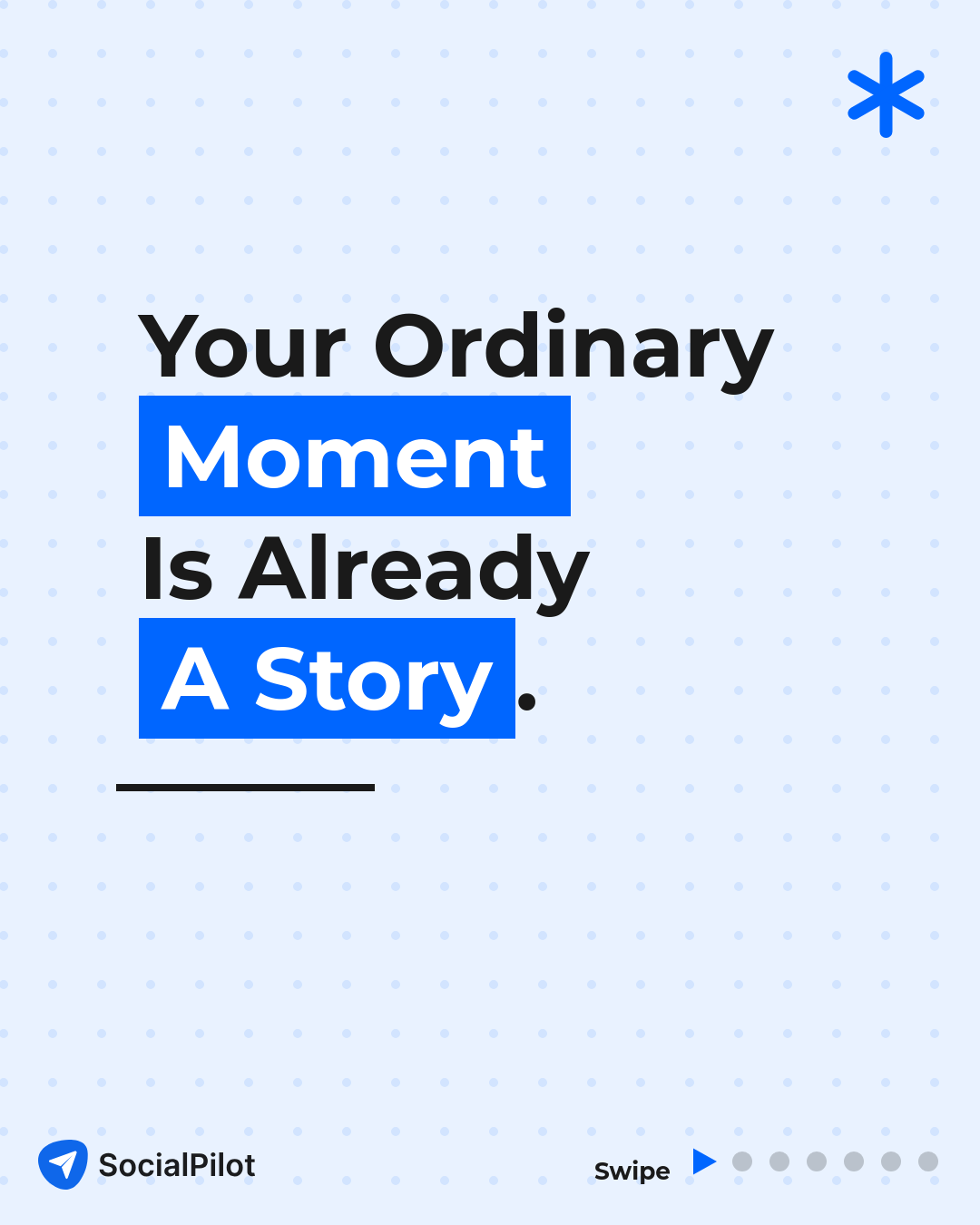 Social Media Storytelling, slide 1 of 7